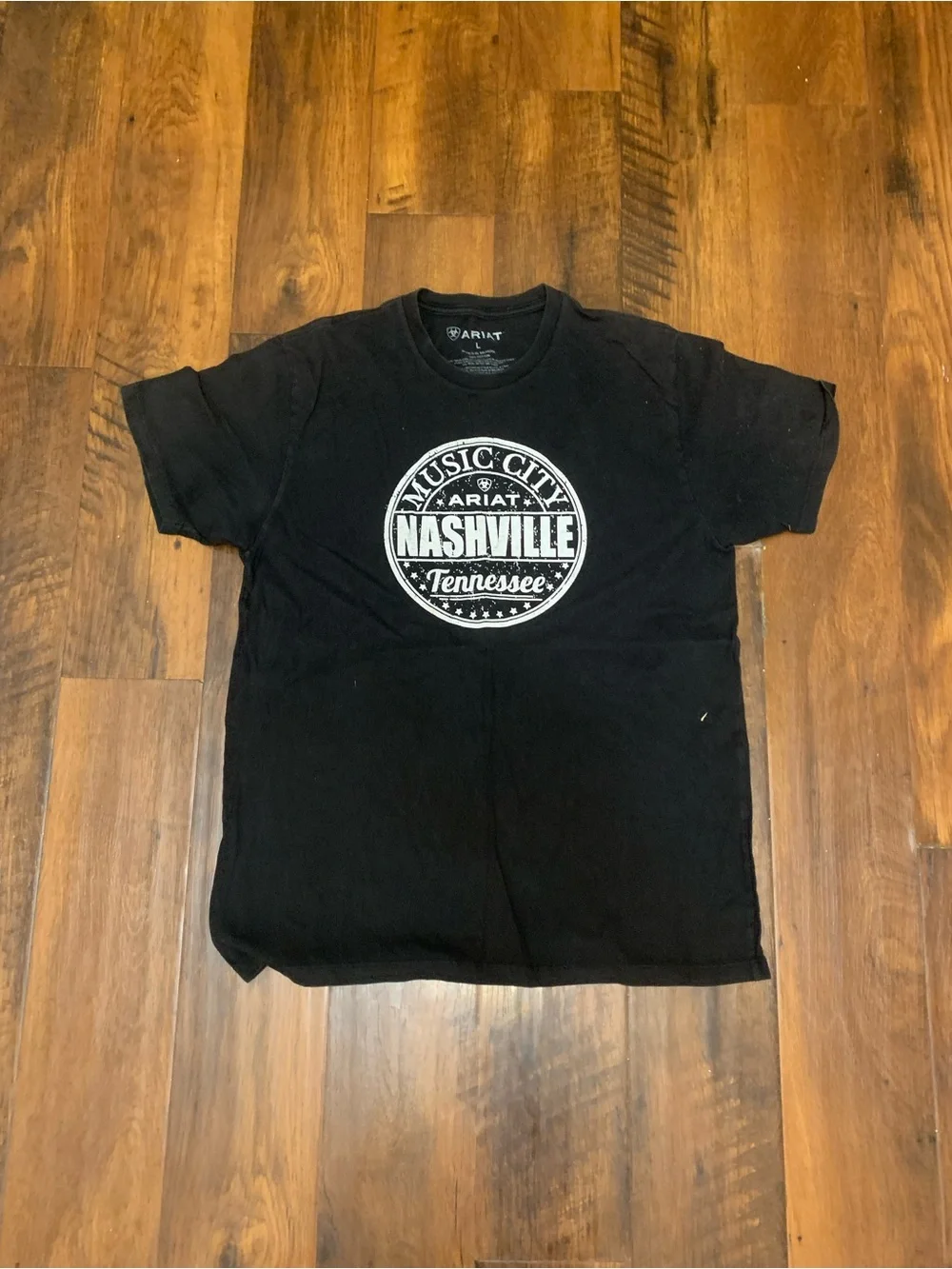 Ariat Black Nashville Tennessee Graphic Tee